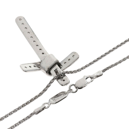 Damiani   Necklace Cross diamond K18 White Gold Ladies