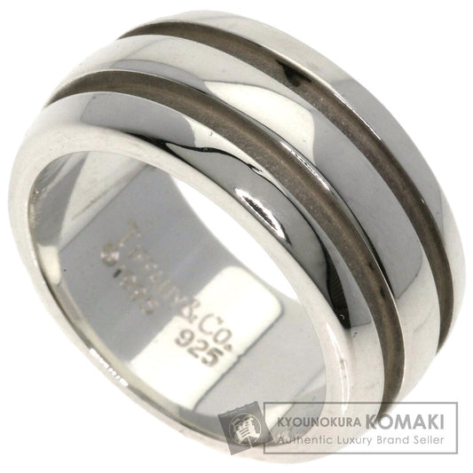 TIFFANY&Co. Grooved Ring Silver Ladies [Used]