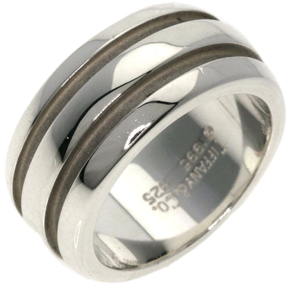 TIFFANY&Co. Grooved Ring Silver Ladies [Used]