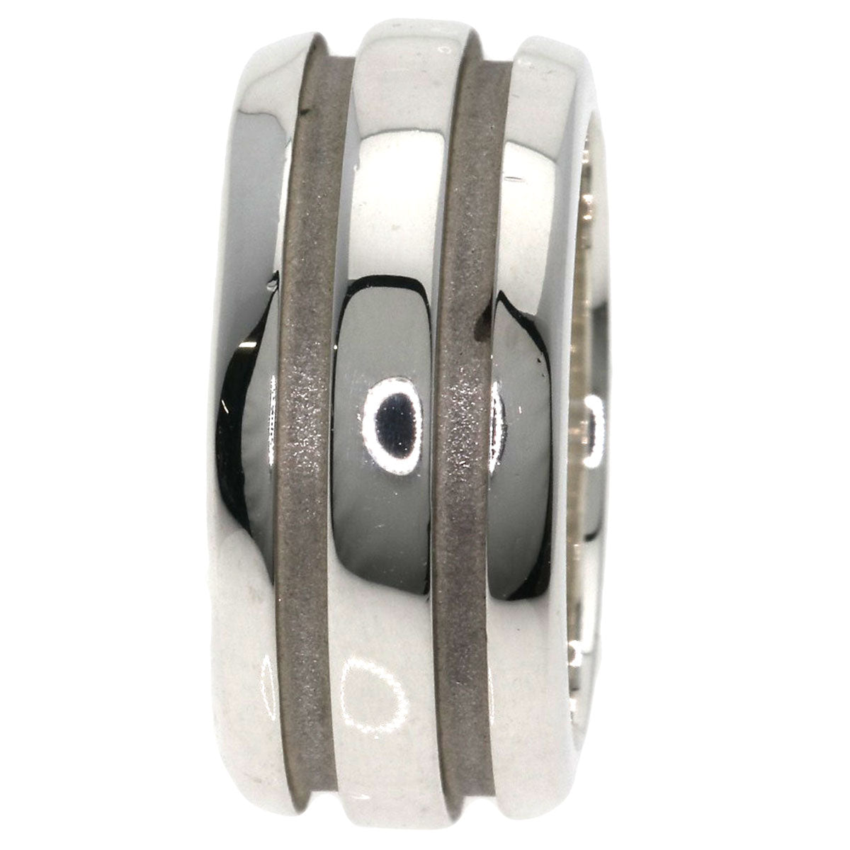 TIFFANY&Co. Grooved Ring Silver Ladies [Used]