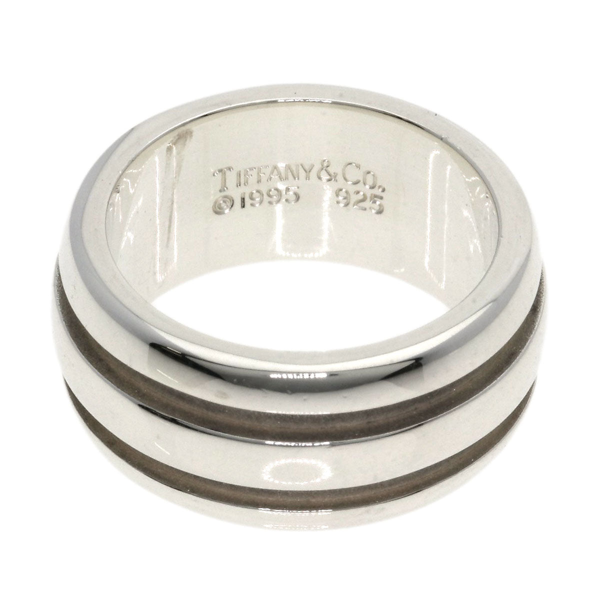 TIFFANY&Co. Grooved Ring Silver Ladies [Used]