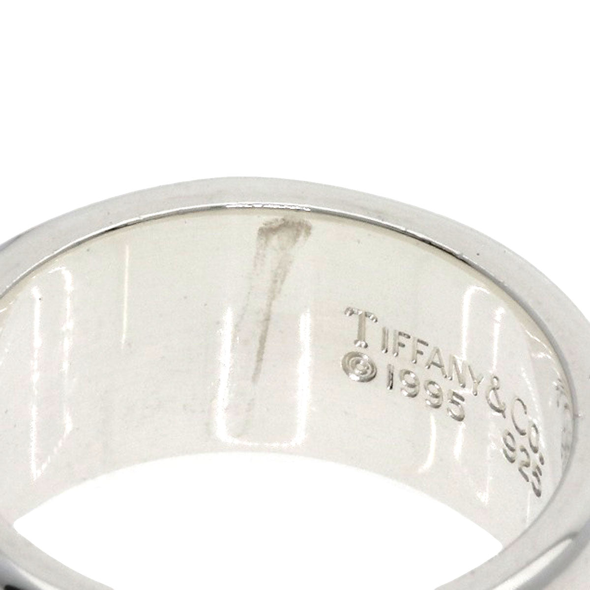 TIFFANY&Co. Grooved Ring Silver Ladies [Used]