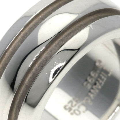 TIFFANY&Co. Grooved Ring Silver Ladies [Used]