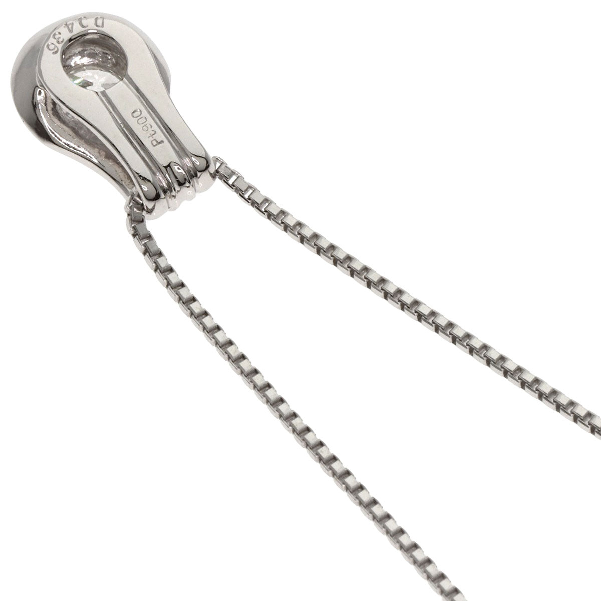 0.436ct Diamond Necklace Platinum PT850 PT900 6.7g�@Ladies