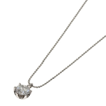 0.6ct Diamond Necklace Platinum PT850 PT900 2.4g　Ladies