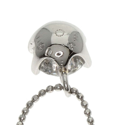 0.6ct Diamond Necklace Platinum PT850 PT900 2.4g　Ladies