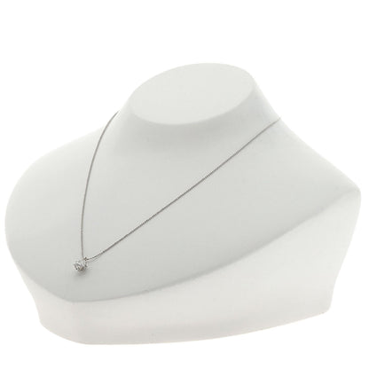 0.6ct Diamond Necklace Platinum PT850 PT900 2.4g　Ladies
