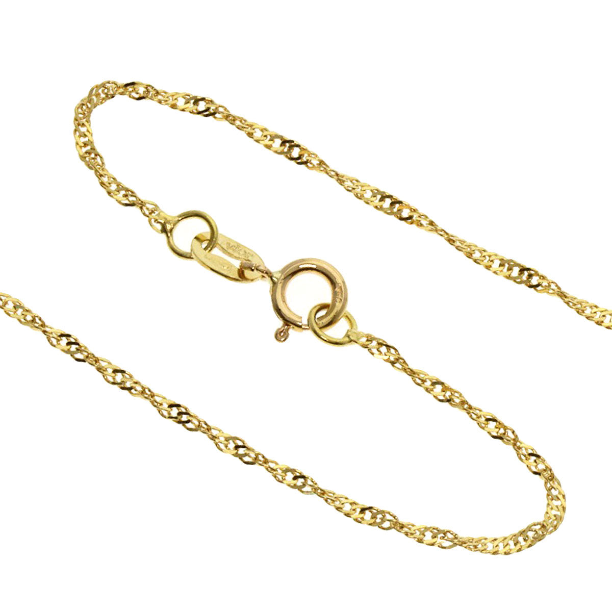 turquoise Necklace K18 Yellow Gold  5.5g�@Ladies