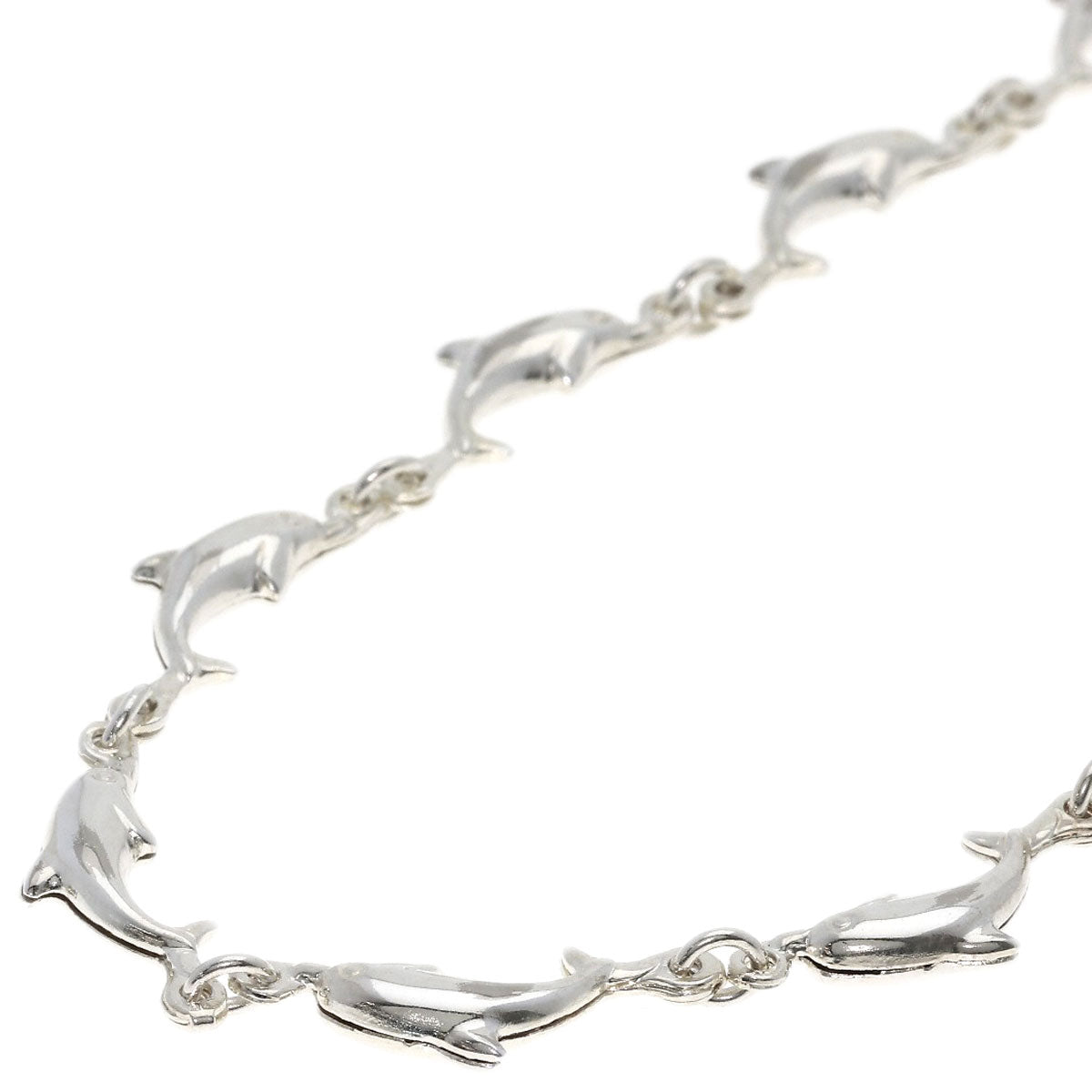 Dolphin motif necklace and bracelet set Necklace Silver g　Ladies