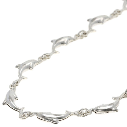 Dolphin motif necklace and bracelet set Necklace Silver g　Ladies
