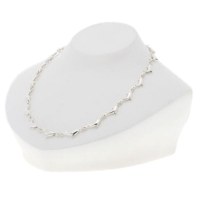 Dolphin motif necklace and bracelet set Necklace Silver g　Ladies