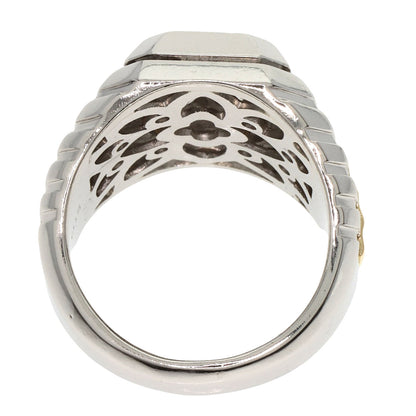 1.13ct Diamond Ring Platinum PT900 18K Yellow Gold 30.2g�@Ladies