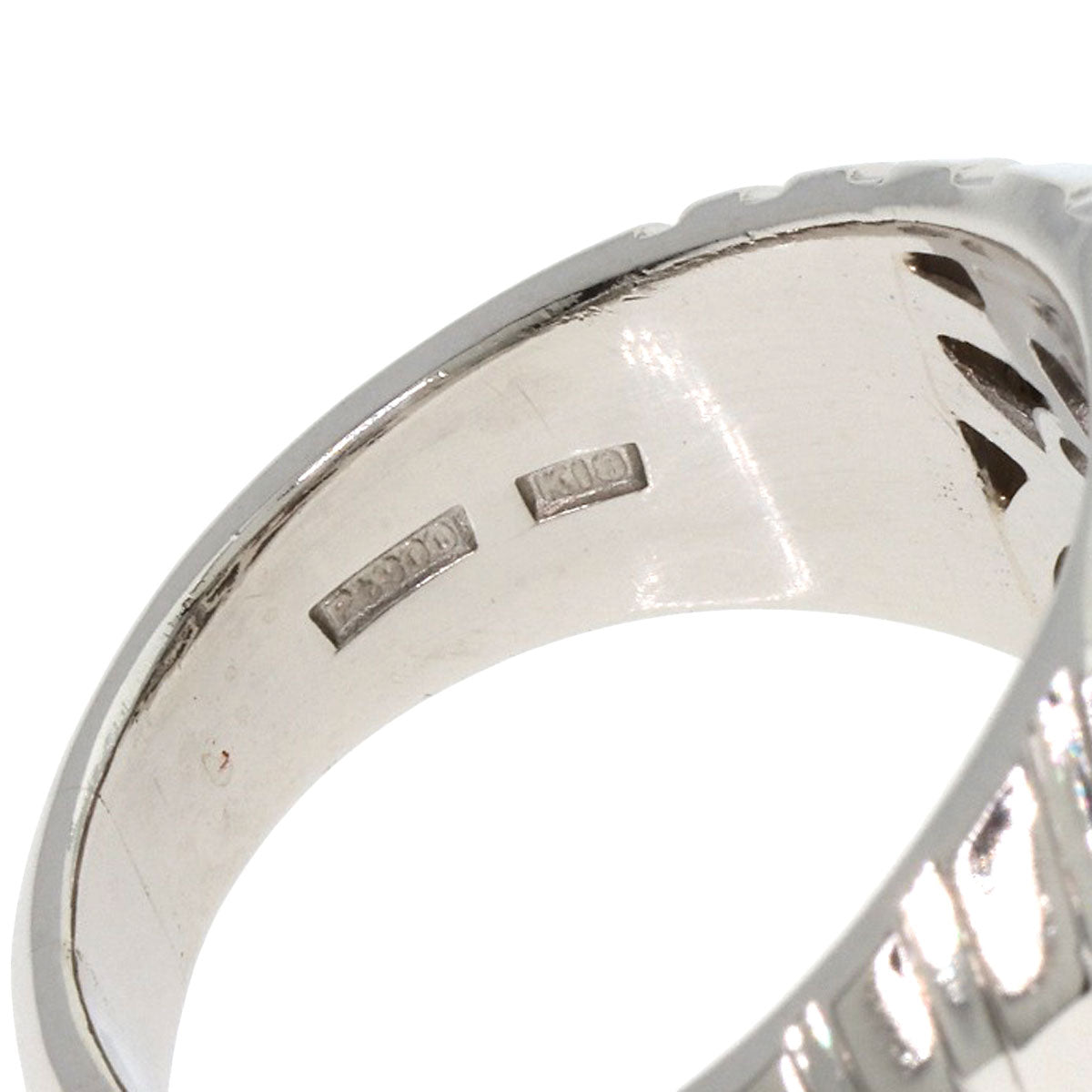 1.13ct Diamond Ring Platinum PT900 18K Yellow Gold 30.2g�@Ladies