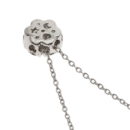 0.5ct Diamond Necklace K18 White Gold 2.8g　Ladies