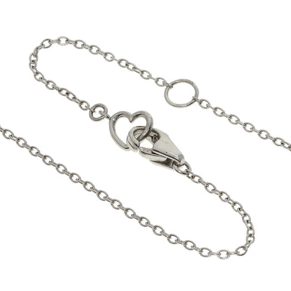 0.5ct Diamond Necklace K18 White Gold 2.8g　Ladies