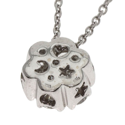 0.5ct Diamond Necklace K18 White Gold 2.8g　Ladies