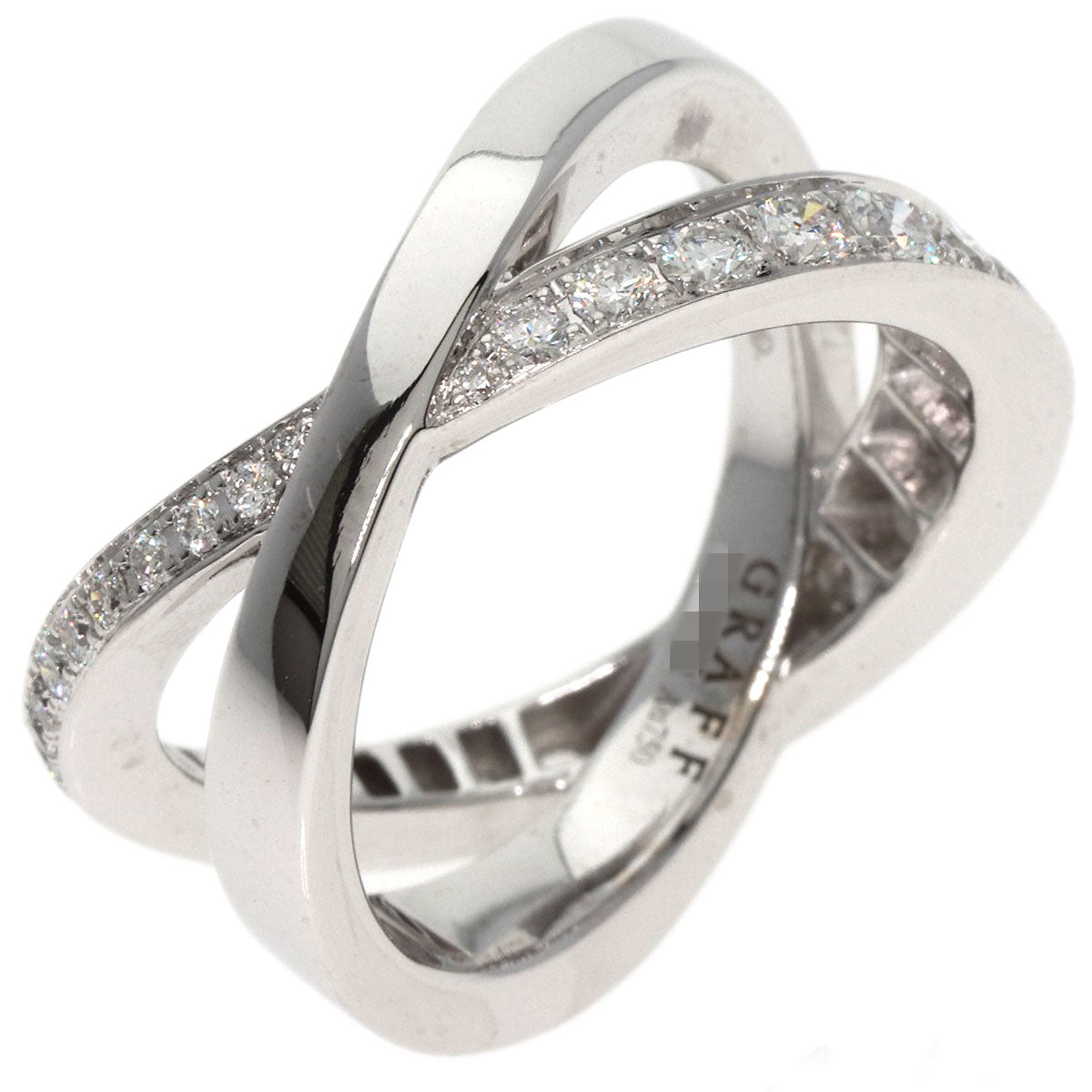 GRAFF Diamond Ring K18 White Gold Ladies [Used]