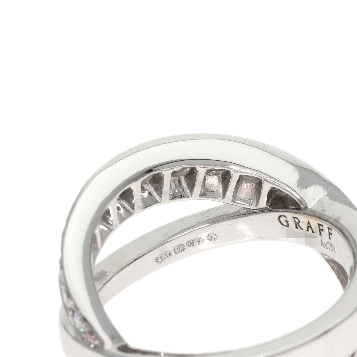 GRAFF Diamond Ring K18 White Gold Ladies [Used]