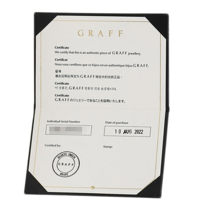 GRAFF Icon Round Diamond Engagement Ring VVS2 Ring K18 White Gold Ladies [Used]