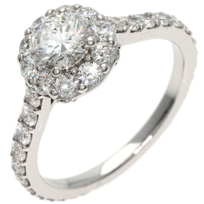 GRAFF Icon Round Diamond Engagement Ring VVS2 Ring K18 White Gold Ladies [Used]