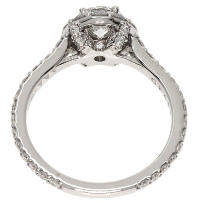 GRAFF Icon Round Diamond Engagement Ring VVS2 Ring K18 White Gold Ladies [Used]