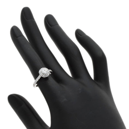 GRAFF Icon Round Diamond Engagement Ring VVS2 Ring K18 White Gold Ladies [Used]