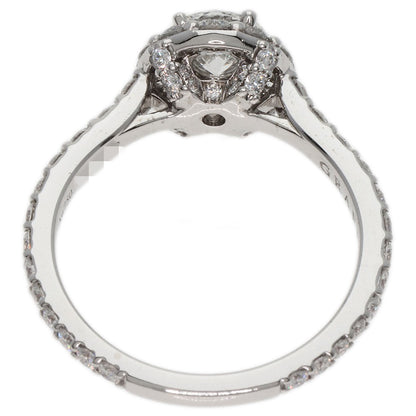 GRAFF Icon Round Diamond Engagement Ring VVS2 Ring K18 White Gold Ladies [Used]