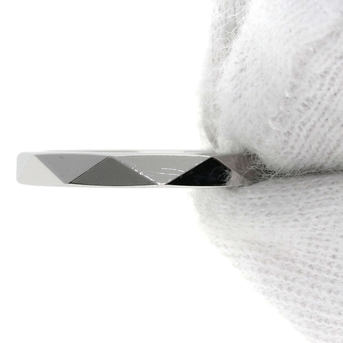 GRAFF Laurence Graff Signature Band Diamond Ring K18 White Gold Ladies [Used]