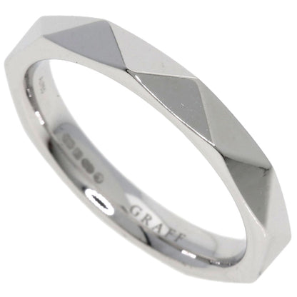GRAFF Laurence Graff Signature Band Ring K18 White Gold Ladies [Used]