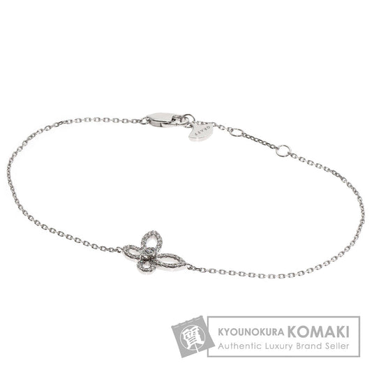 GRAFF Mini Butterfly Diamond Bracelet K18 White Gold Ladies [Used]