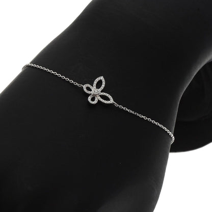 GRAFF Mini Butterfly Diamond Bracelet K18 White Gold Ladies [Used]