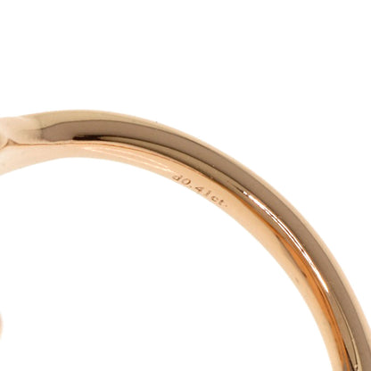 TIFFANY&Co. Victoria Vine Bypass Diamond Ring K18 Pink Gold Ladies [Used]