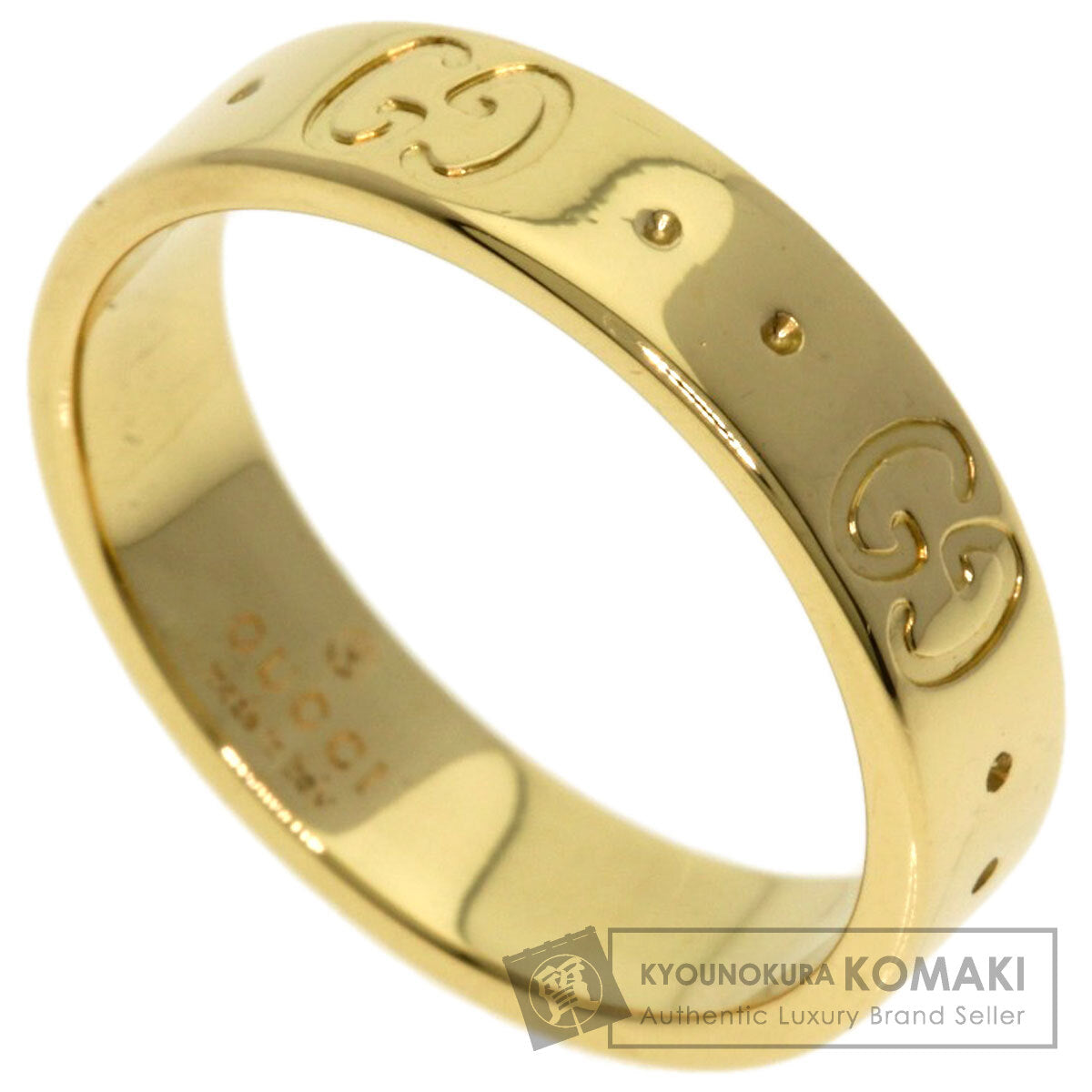 GUCCI   Icon # 7 Ring  K18 Yellow Gold Ladies  [’†ŒÃ]