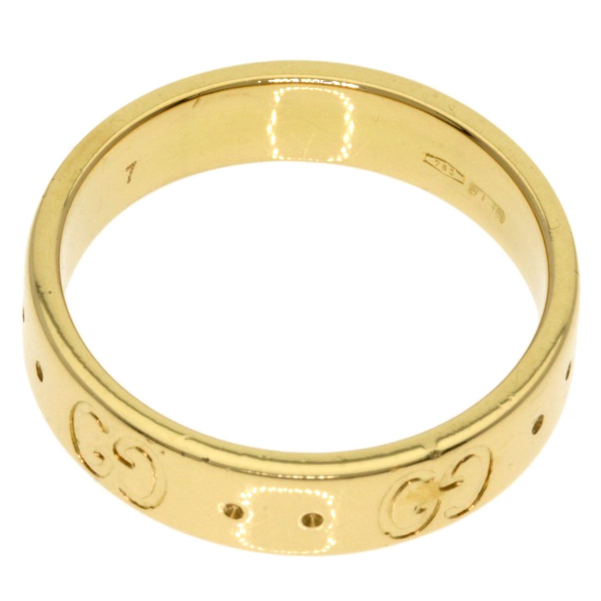 GUCCI   Icon # 7 Ring  K18 Yellow Gold Ladies  [’†ŒÃ]