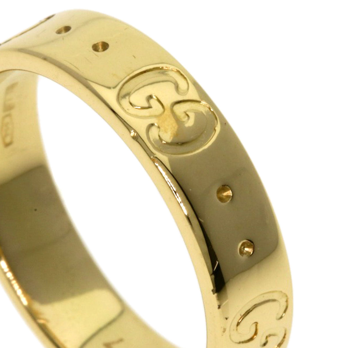 GUCCI   Icon # 7 Ring  K18 Yellow Gold Ladies  [’†ŒÃ]