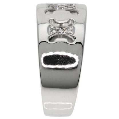 CELINE Triomphe Diamond Ring K18 White Gold Ladies [Used]