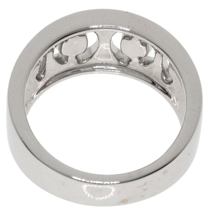 CELINE Triomphe Diamond Ring K18 White Gold Ladies [Used]