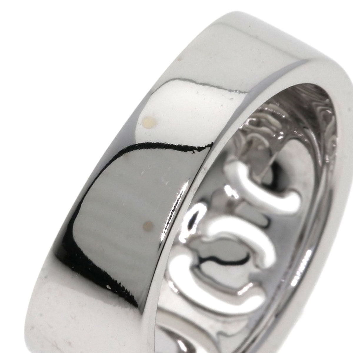CELINE Triomphe Diamond Ring K18 White Gold Ladies [Used]