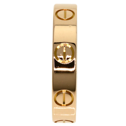 CARTIER Mini love ring # 48 Ring K18 Pink Gold Ladies [Used]