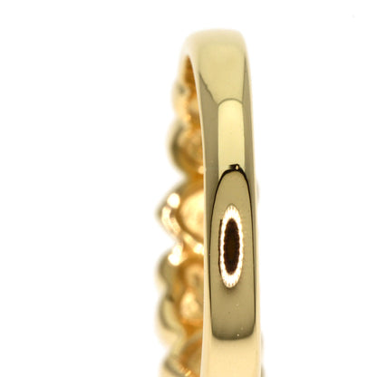Dior Diamond heart motif Ring K18 Yellow Gold Ladies [Used]