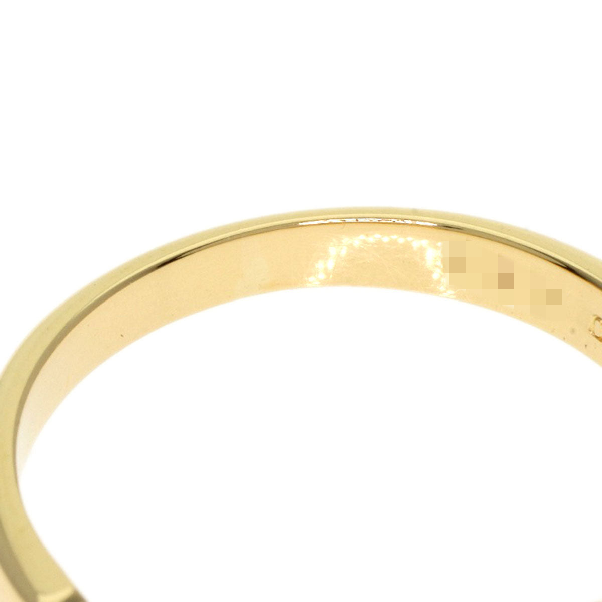Dior Diamond heart motif Ring K18 Yellow Gold Ladies [Used]