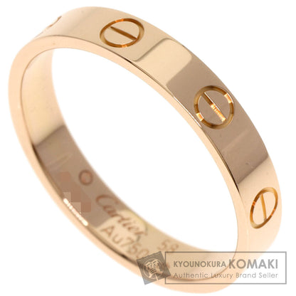CARTIER   Ring mini love ring #58 K18 Pink Gold Ladies