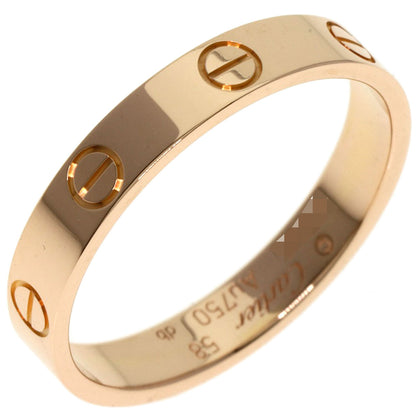 CARTIER   Ring mini love ring #58 K18 Pink Gold Ladies