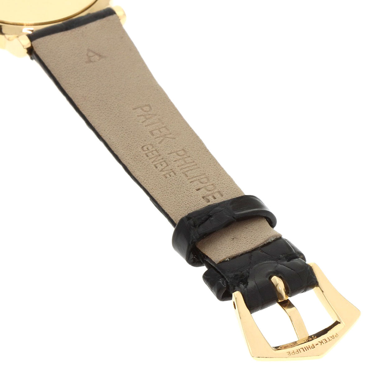 PATEK PHILIPPE Calatrava Watches 4809J-001 K18 Yellow Gold/Leather Ladies