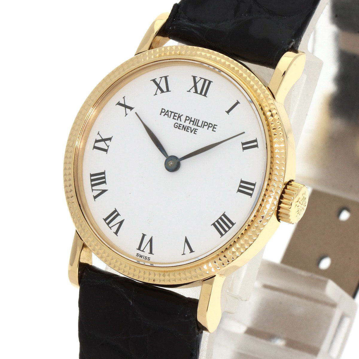 PATEK PHILIPPE Calatrava Watches 4809J-001 K18 Yellow Gold/Leather Ladies