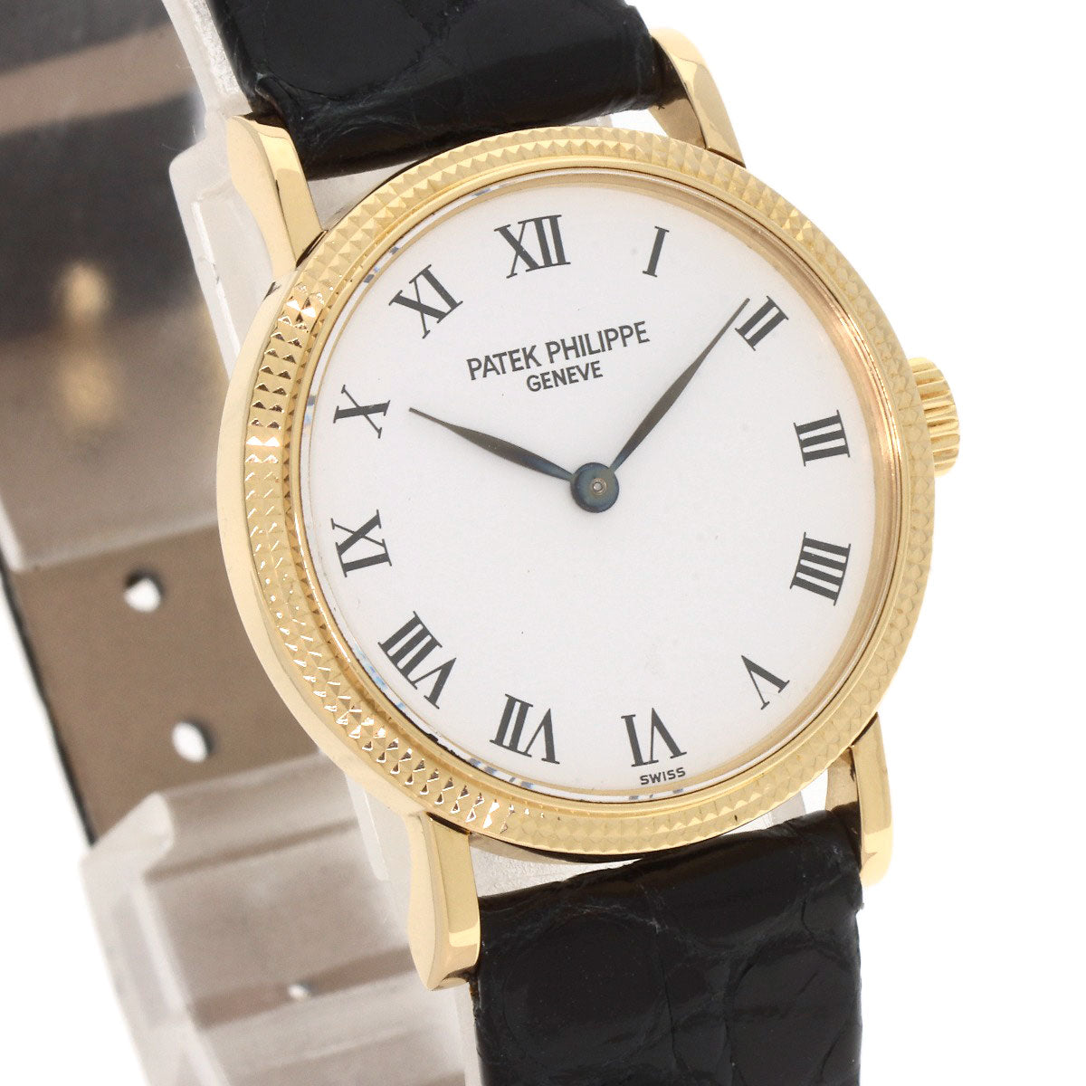 PATEK PHILIPPE Calatrava Watches 4809J-001 K18 Yellow Gold/Leather Ladies