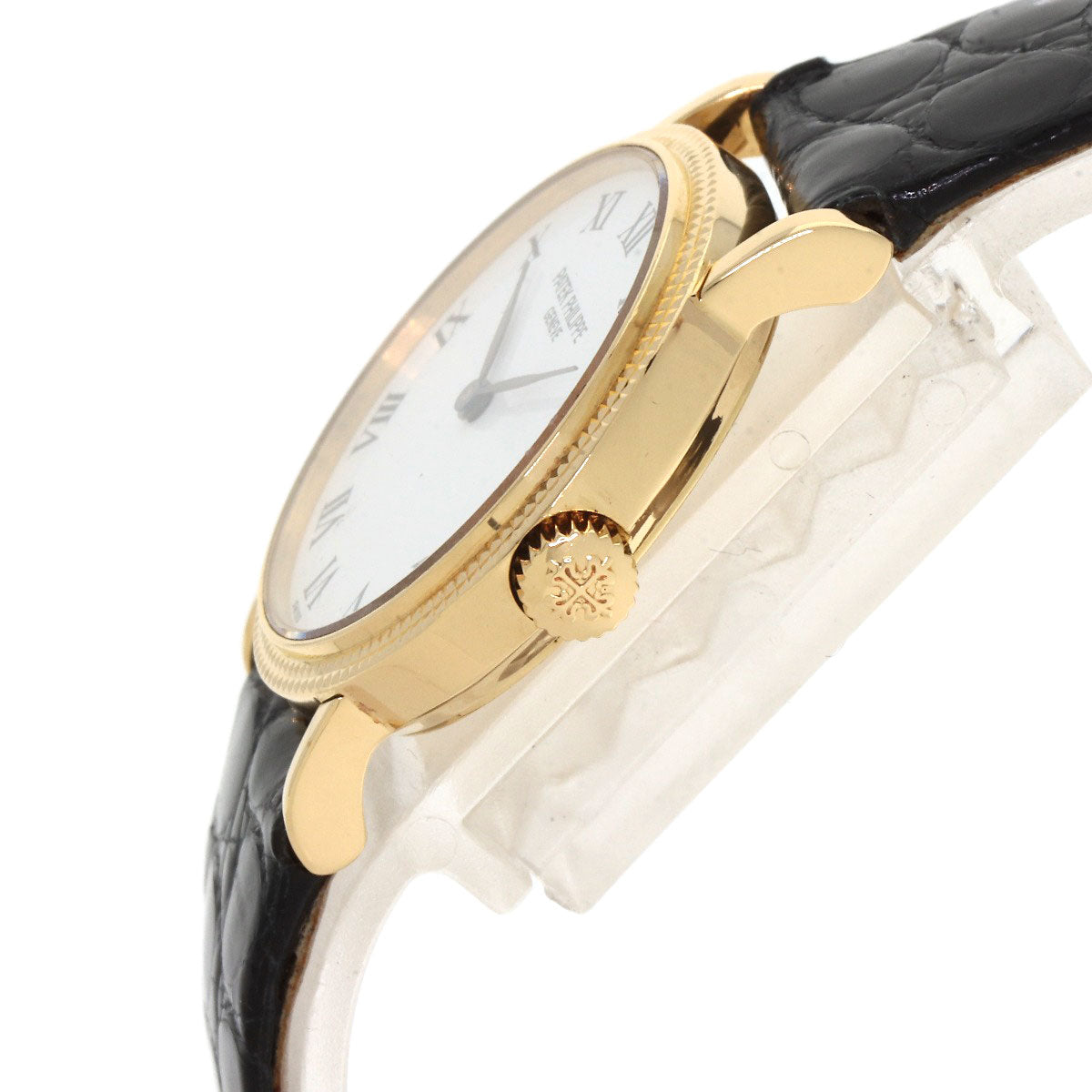 PATEK PHILIPPE Calatrava Watches 4809J-001 K18 Yellow Gold/Leather Ladies