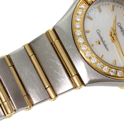 OMEGA Constellation Mini Bezel Diamond Watches 1267.70 Stainless Steel/SSxK18YG Ladies