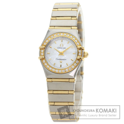 OMEGA Constellation Mini Bezel Diamond Watches 1267.70 Stainless Steel/SSxK18YG Ladies