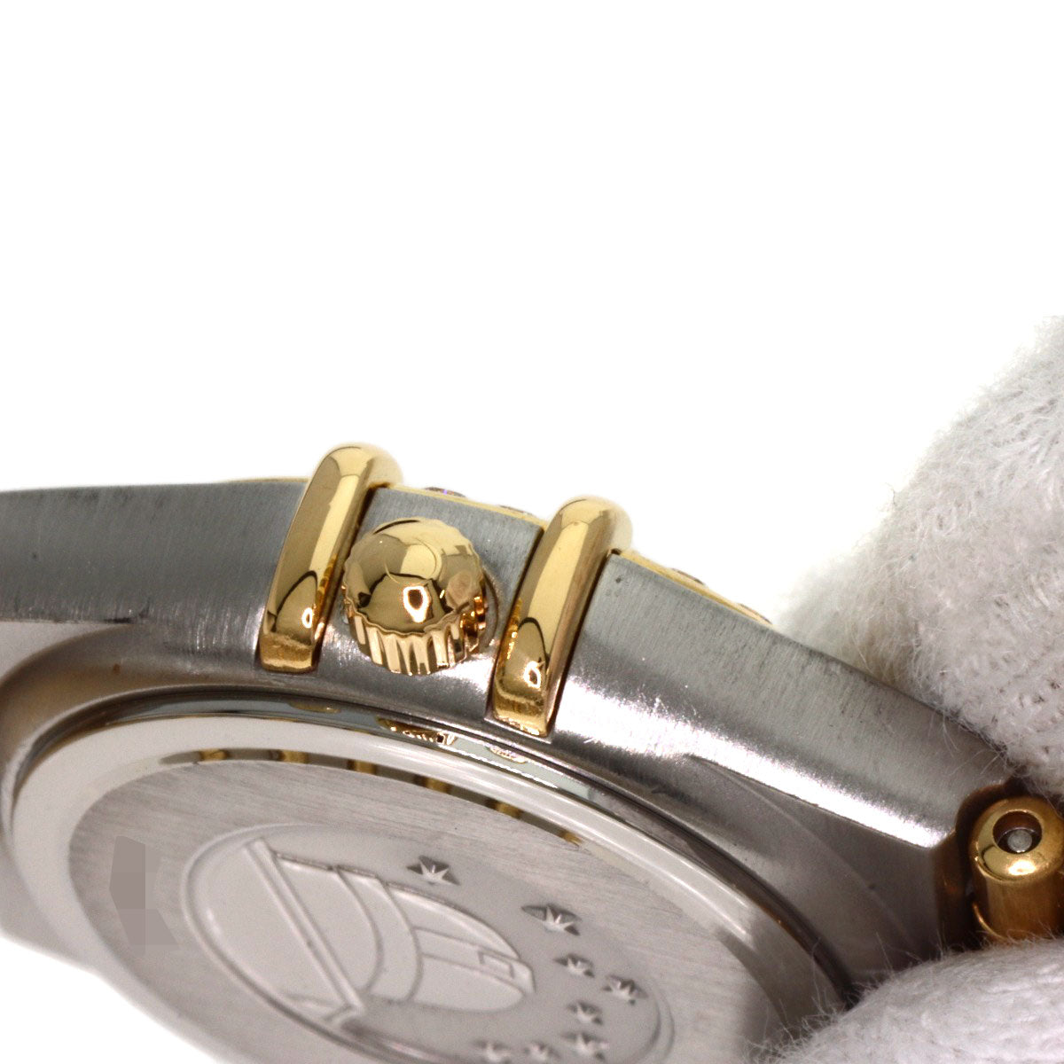 OMEGA Constellation Mini Bezel Diamond Watches 1267.70 Stainless Steel/SSxK18YG Ladies